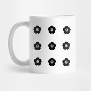 small black flowers Mug